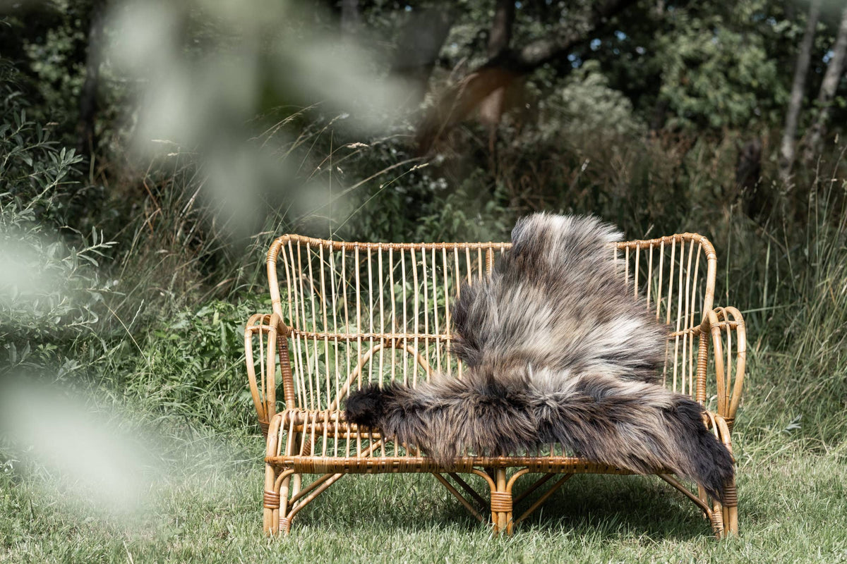 Van Buren Texel Sheep Skin - Blue Grey