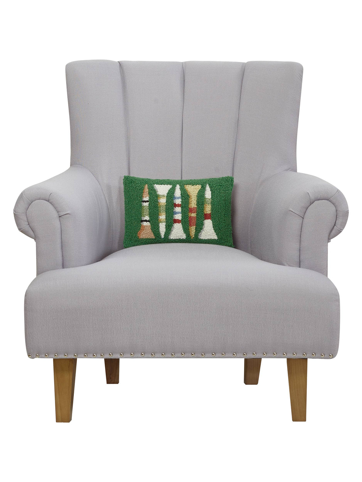 The Greens Golf Tees Hook Pillow