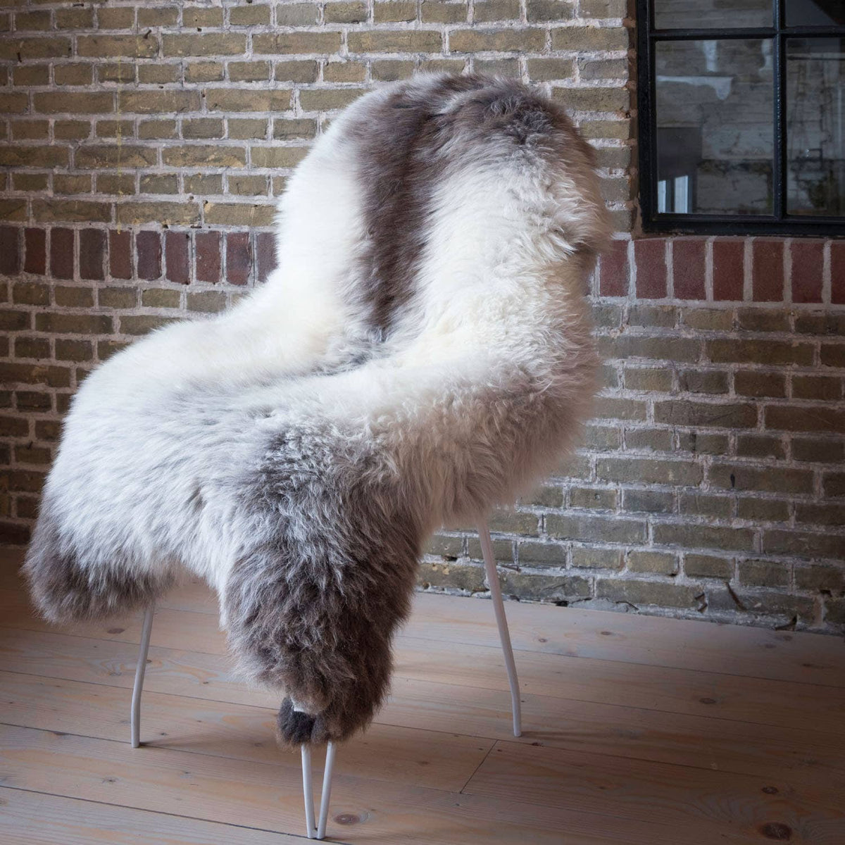 Van Buren Texel Sheep Skin - Blue Grey