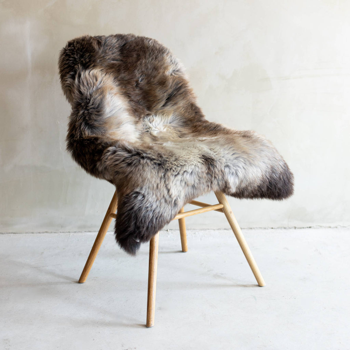 Van Buren Texel Sheep Skin - Blue Grey