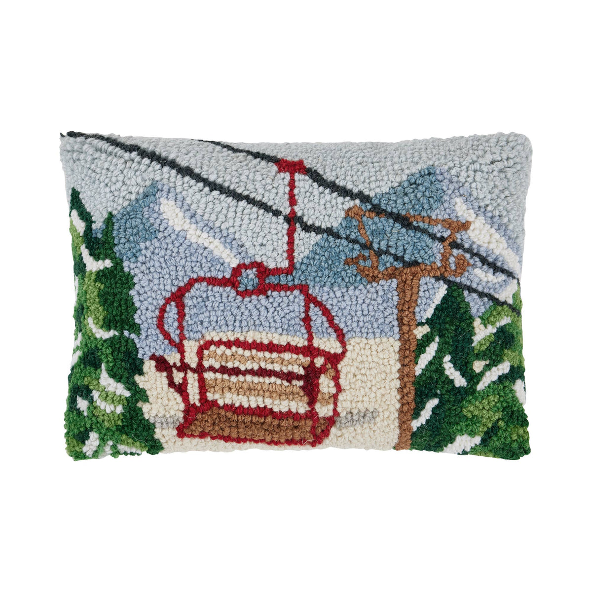 The Zermatt Gondola Hook Pillow