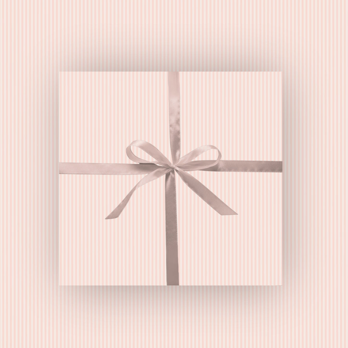 Pink Pinstripe Wrapping Paper