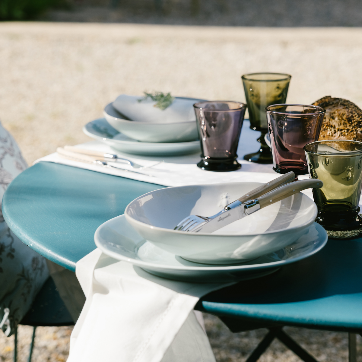 Bee Ceramic Pasta Plate Set- 4