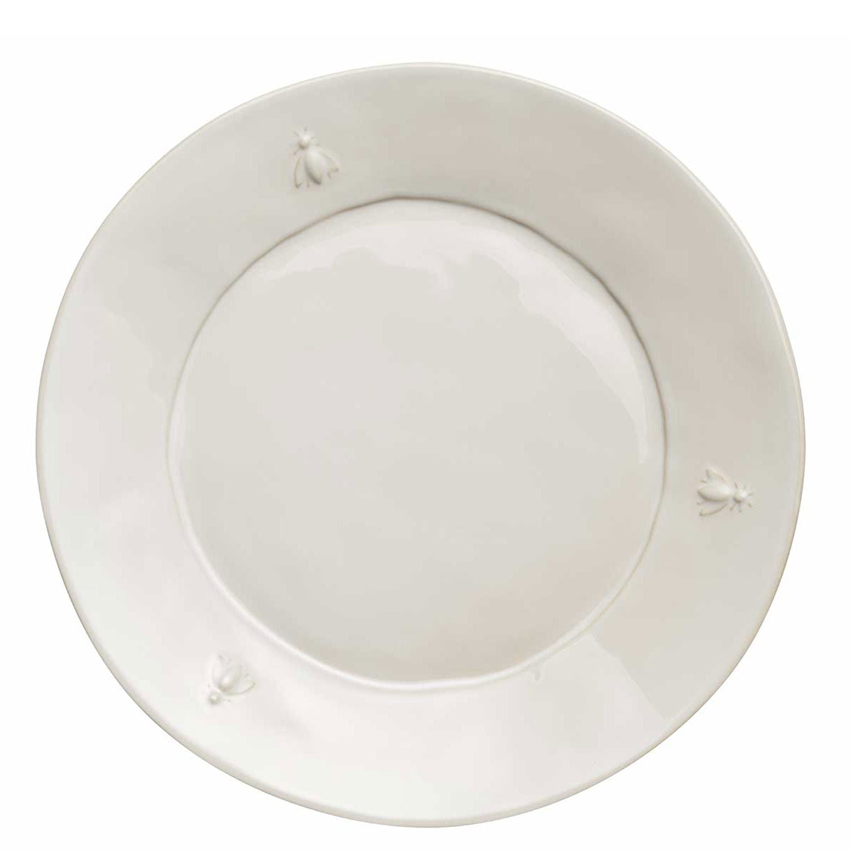Bee Ceramic Dinner Plate Ecru - 4pk