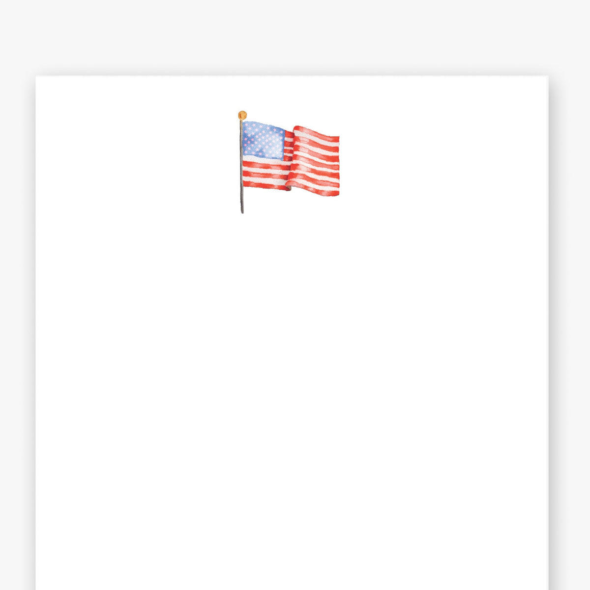 American Flag Icon Notepad