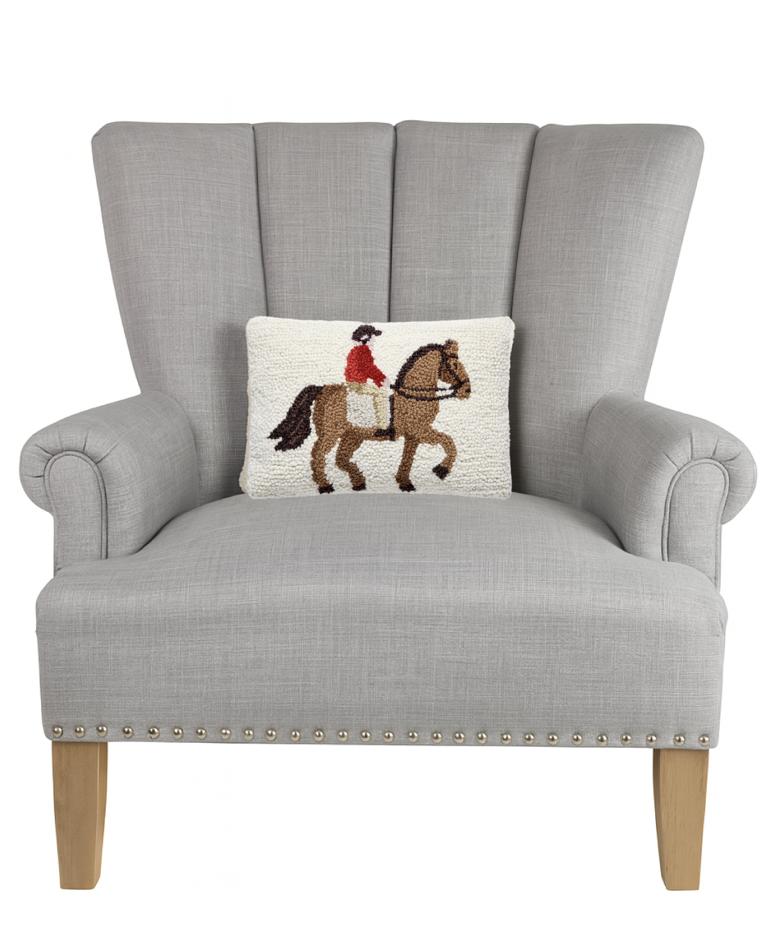 The Middleburg Horse Rider Hook Pillow