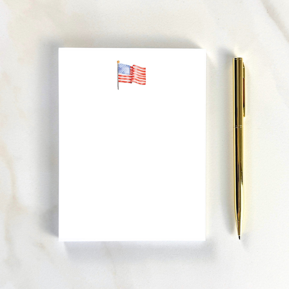 American Flag Icon Notepad