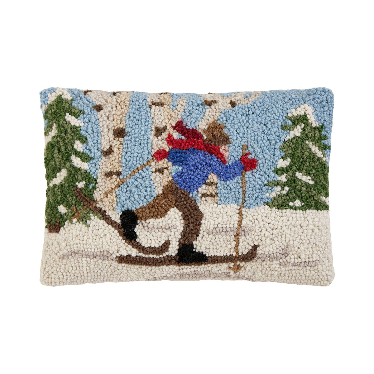 The Gstaad Alpine Skier Hook Pillow