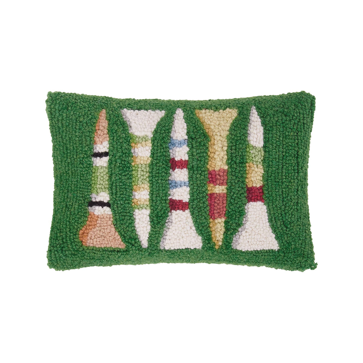 The Greens Golf Tees Hook Pillow