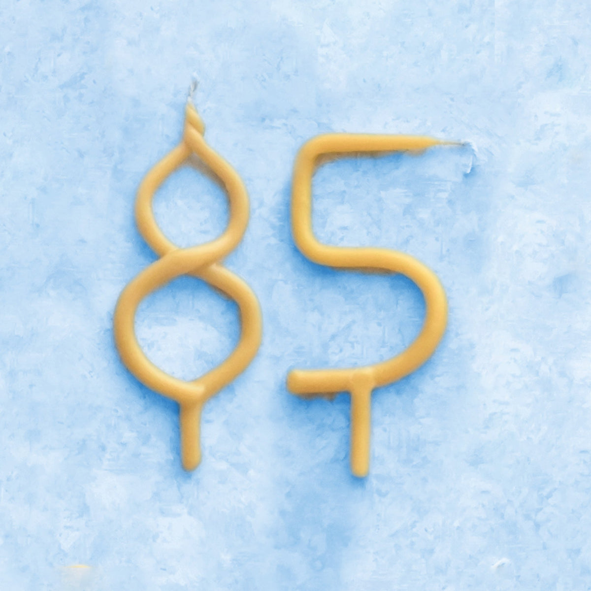 85th Birthday Beeswax Number Candle Set