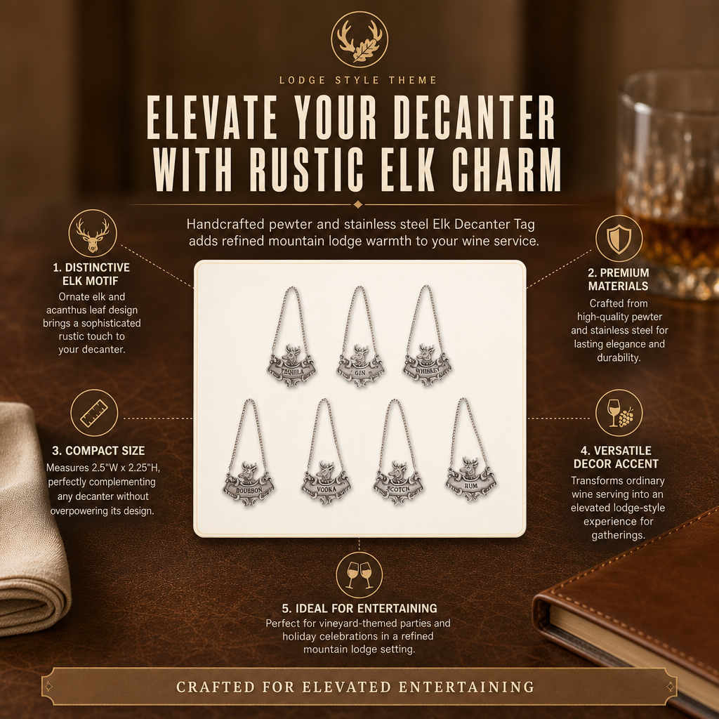 Elk Decanter Tag