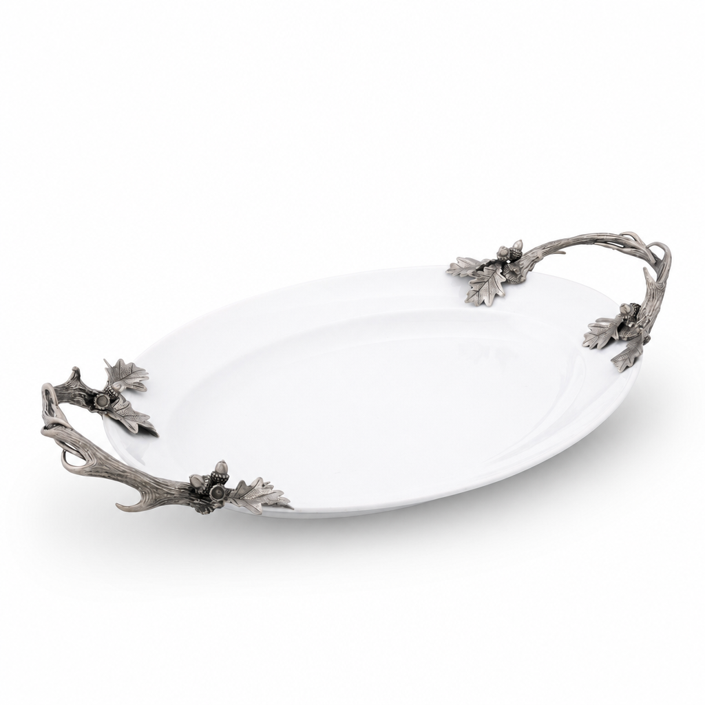 Fallen Antler Stoneware Tray