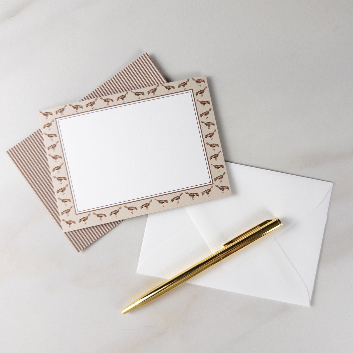 Tonal Turkeys Note Card Set