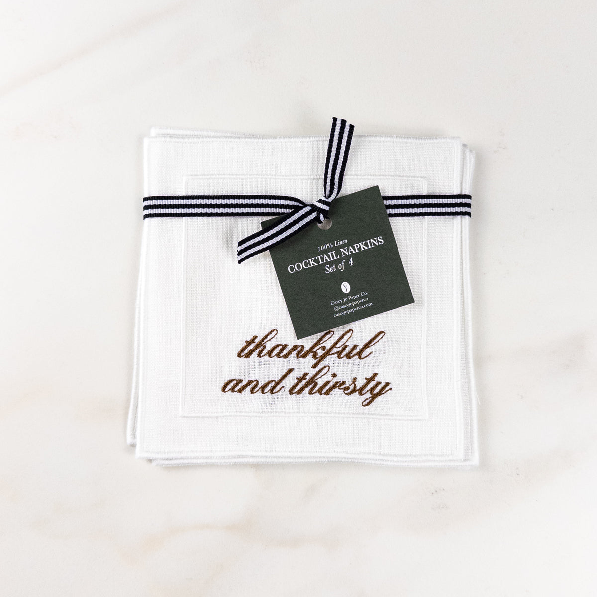 Thanksgiving Sayings Cocktail Napkins