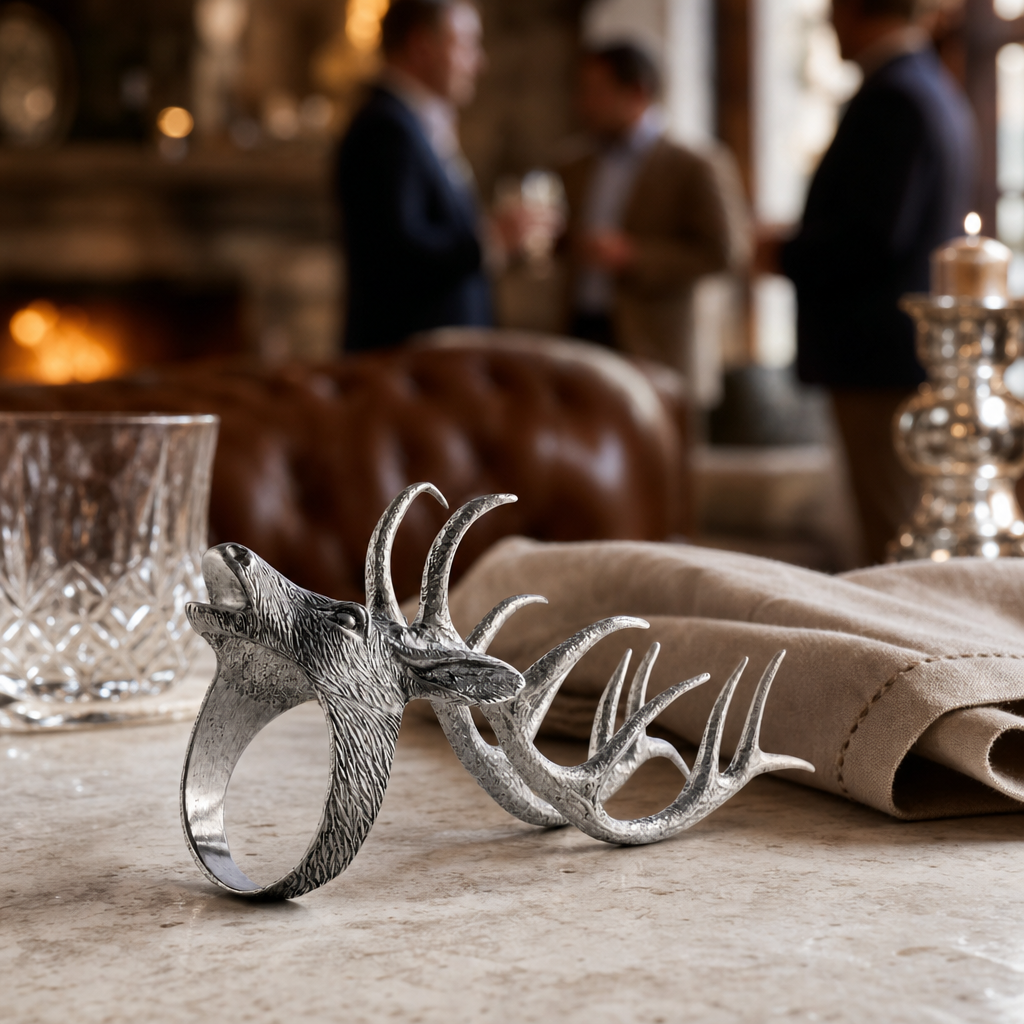 Elk Head Napkin Ring