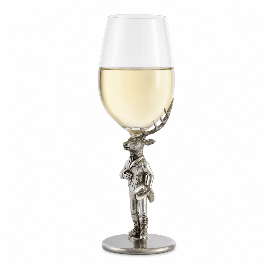 Gentleman Elk Wine Glass
