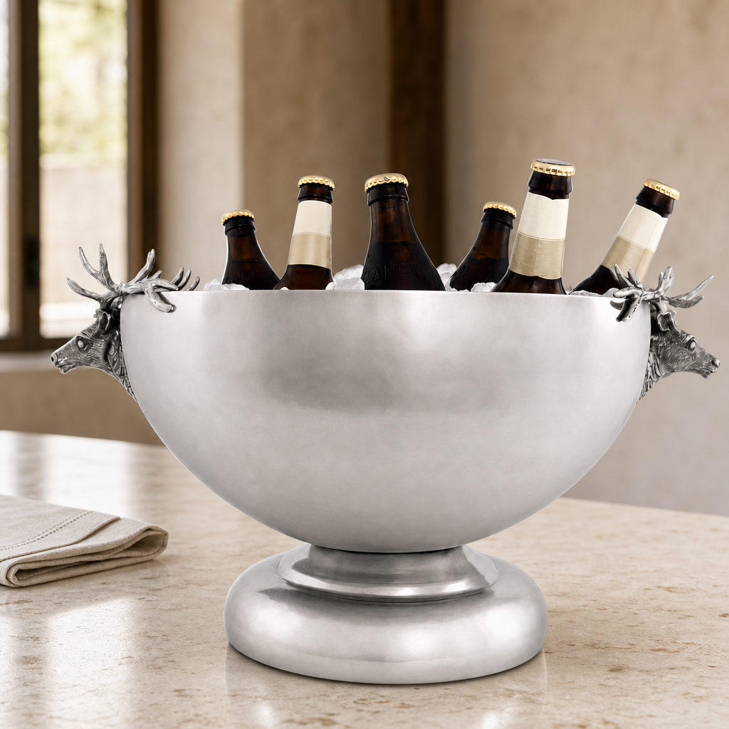 Elk Head Stainless Ice Tub