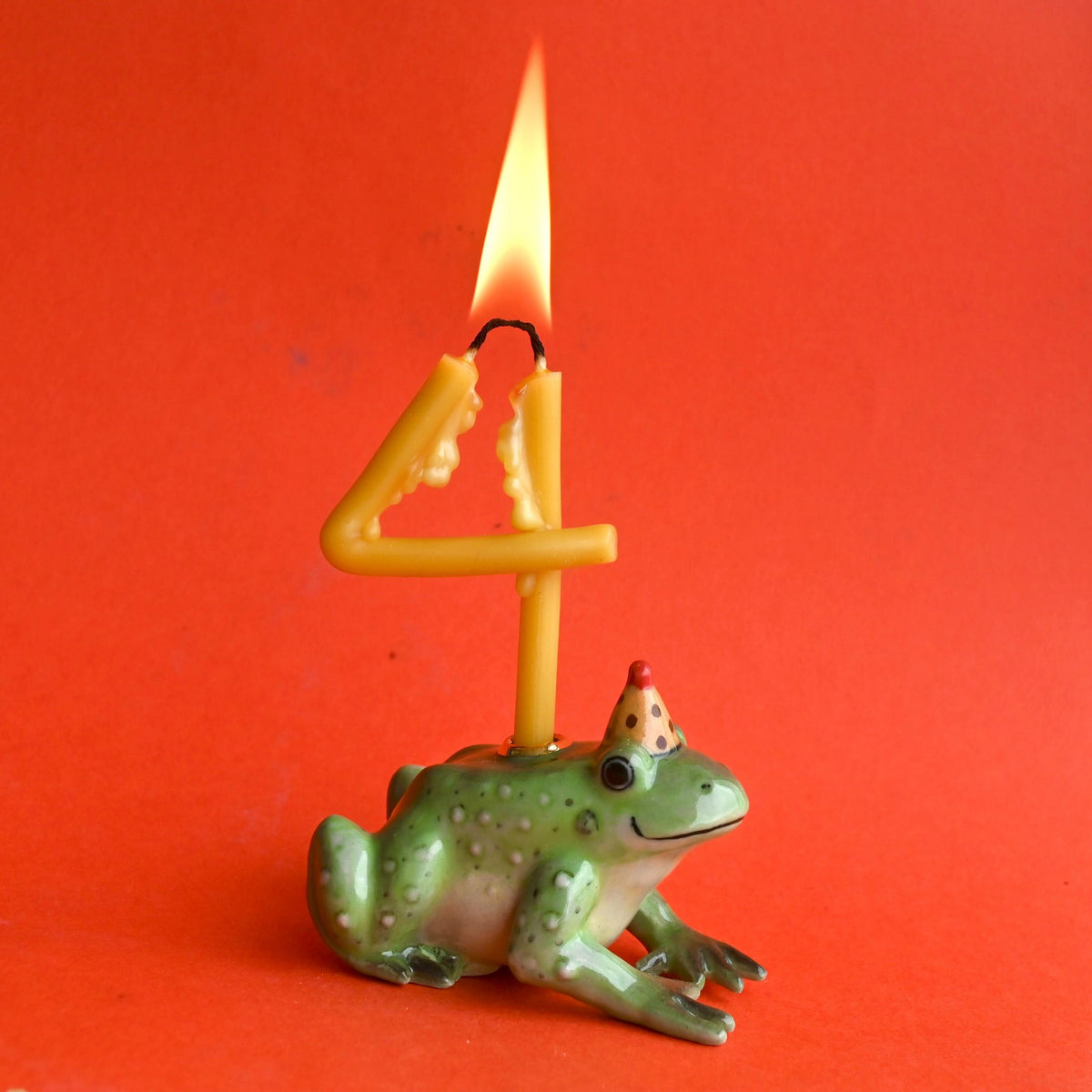 Handmade Number Birthday Beeswax Candles