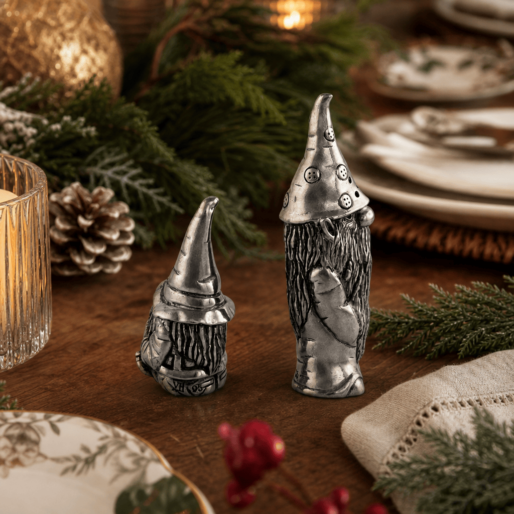 Gnome Pewter Salt and Pepper
