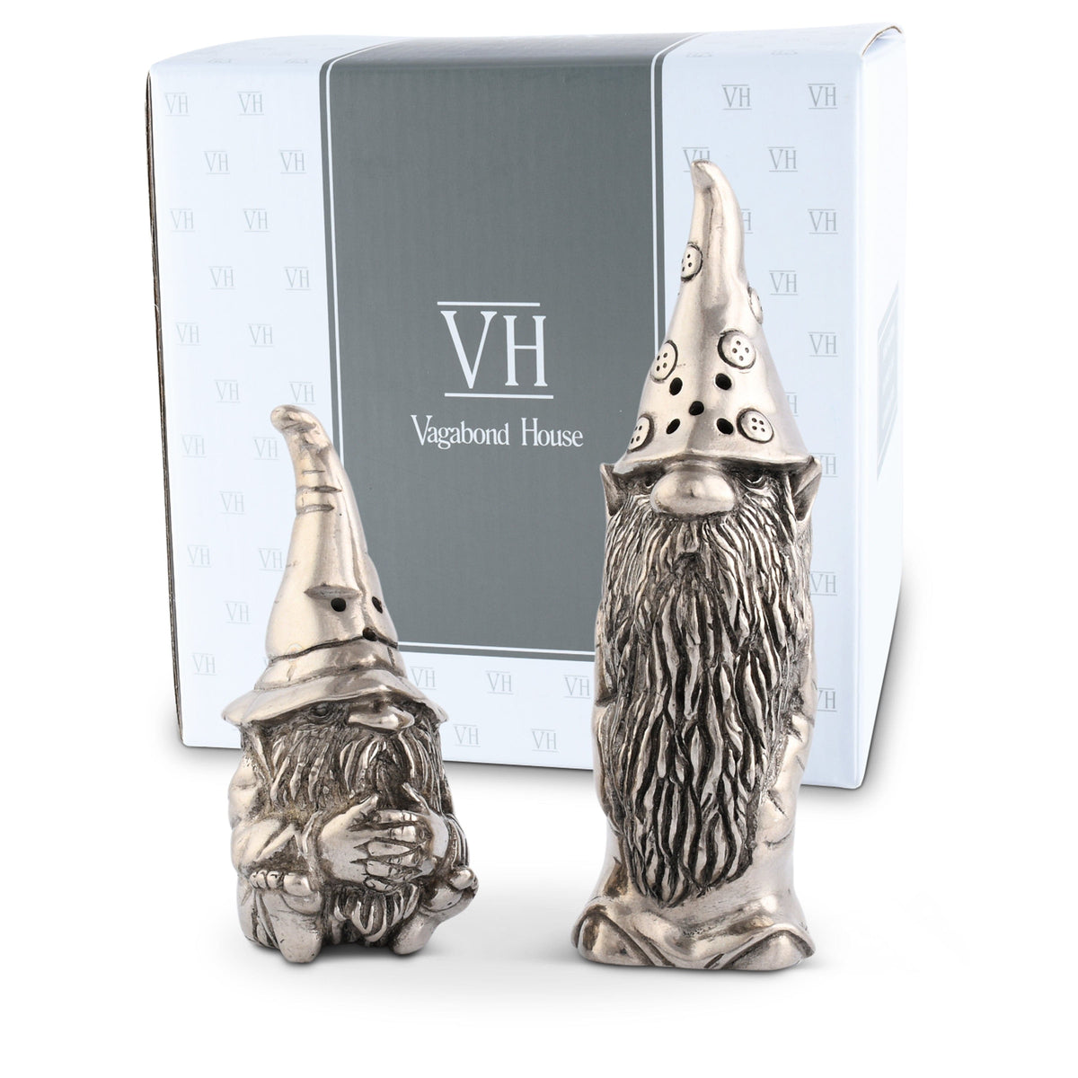 Gnome Pewter Salt and Pepper