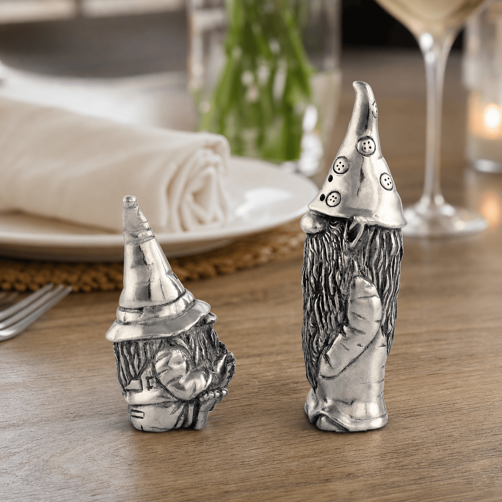 Gnome Pewter Salt and Pepper
