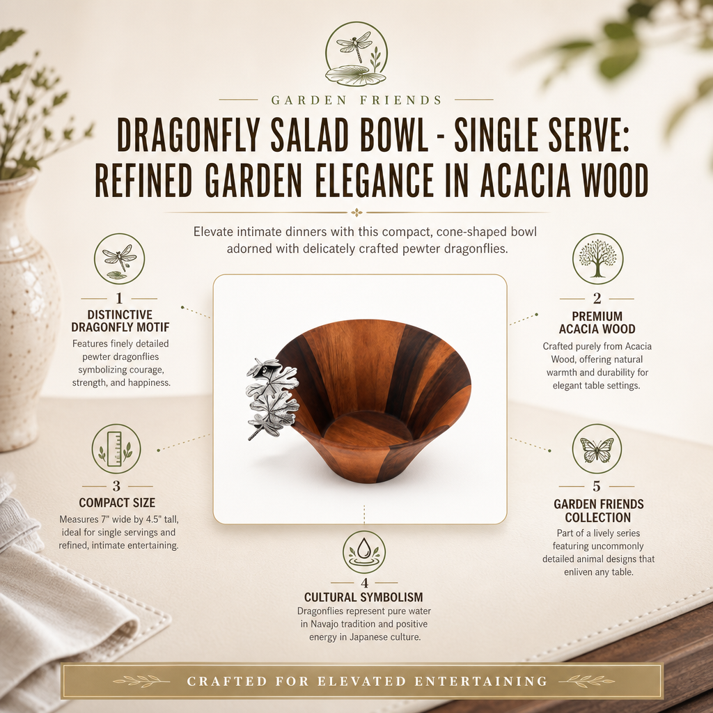 Dragonfly Salad Bowl - Single Serve