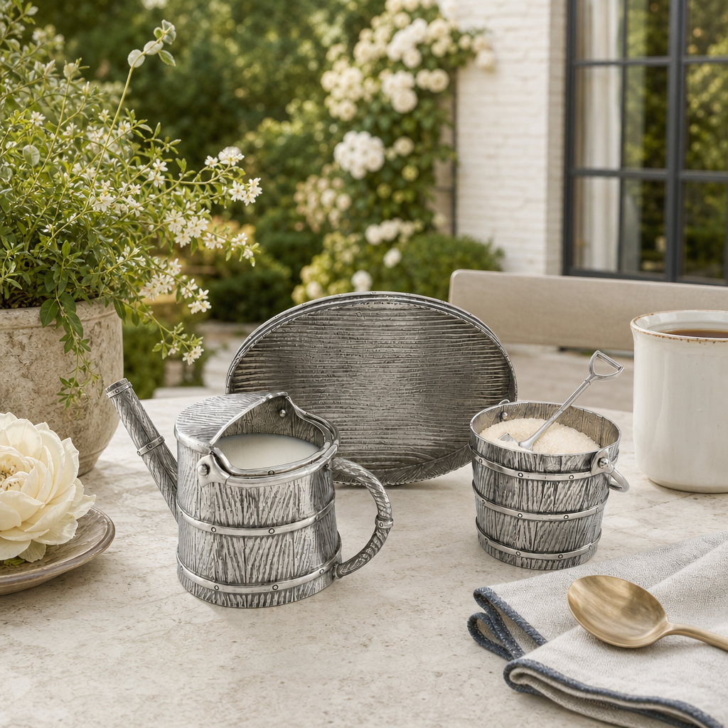 Watering Can Creamer Set