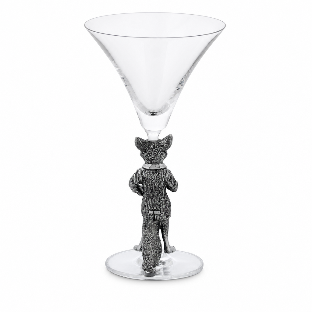 Hunting Dressed Fox Cocktail / Martini Glass