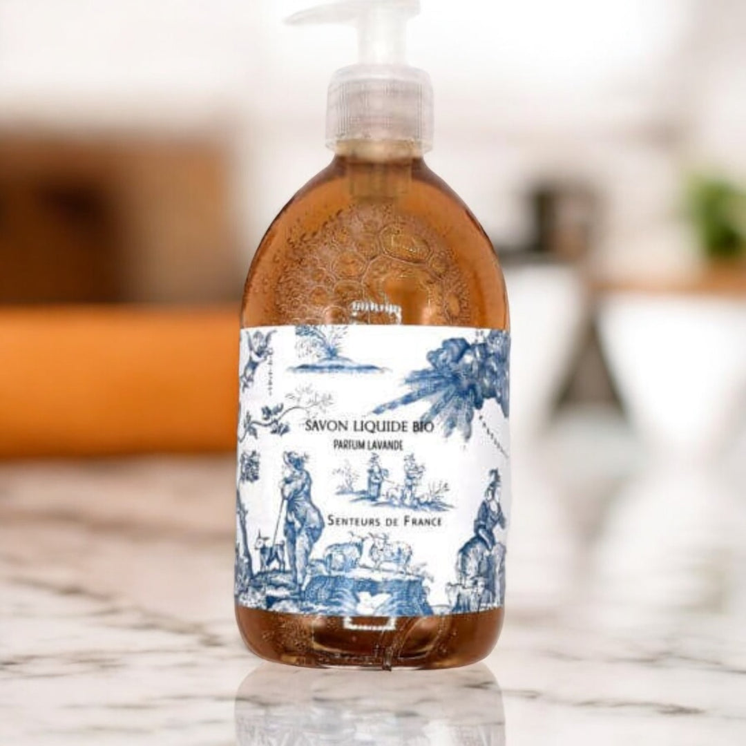 Lavender scented organic liquid soap