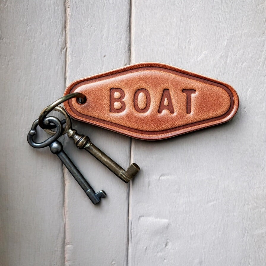 Boat Leather Keychain Motel Style