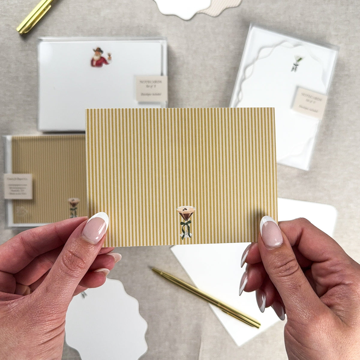 Cowboy Santa Holiday Note Card Set