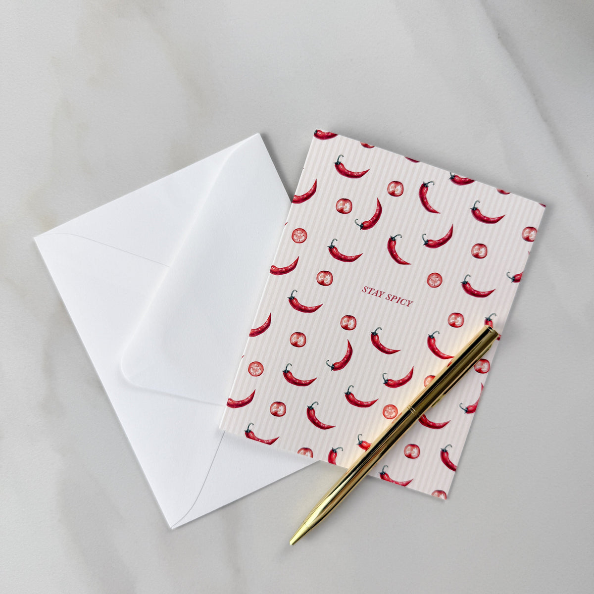 "Stay Spicy" Pepper Greeting Card