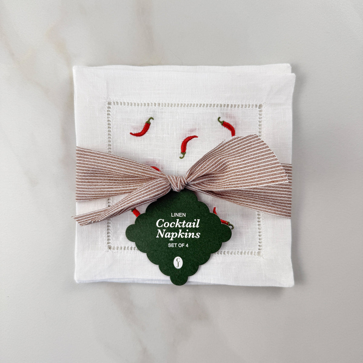 Pepper Cocktail Napkins