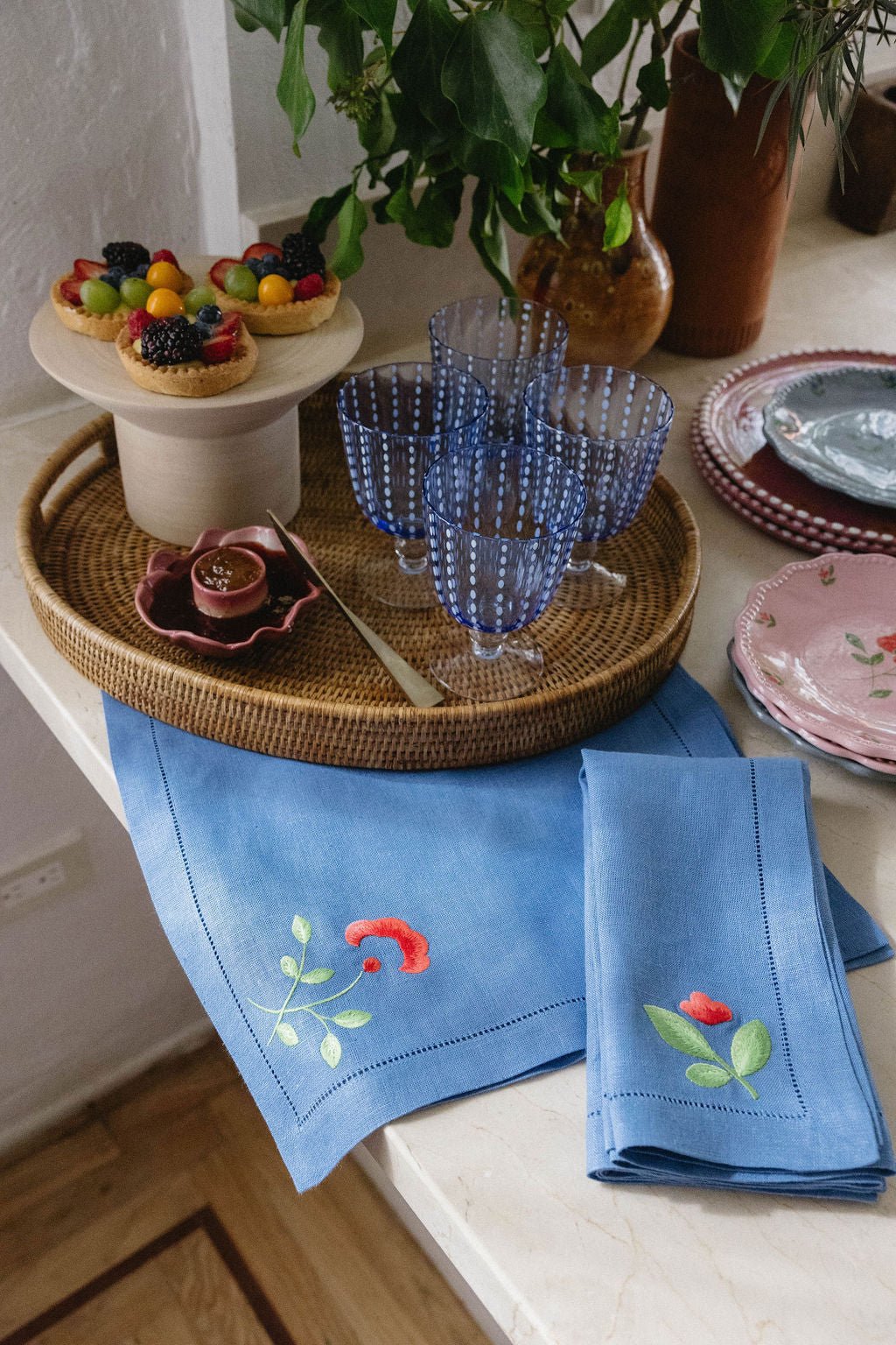 Blossom Ocean Placemats (Set of 4)