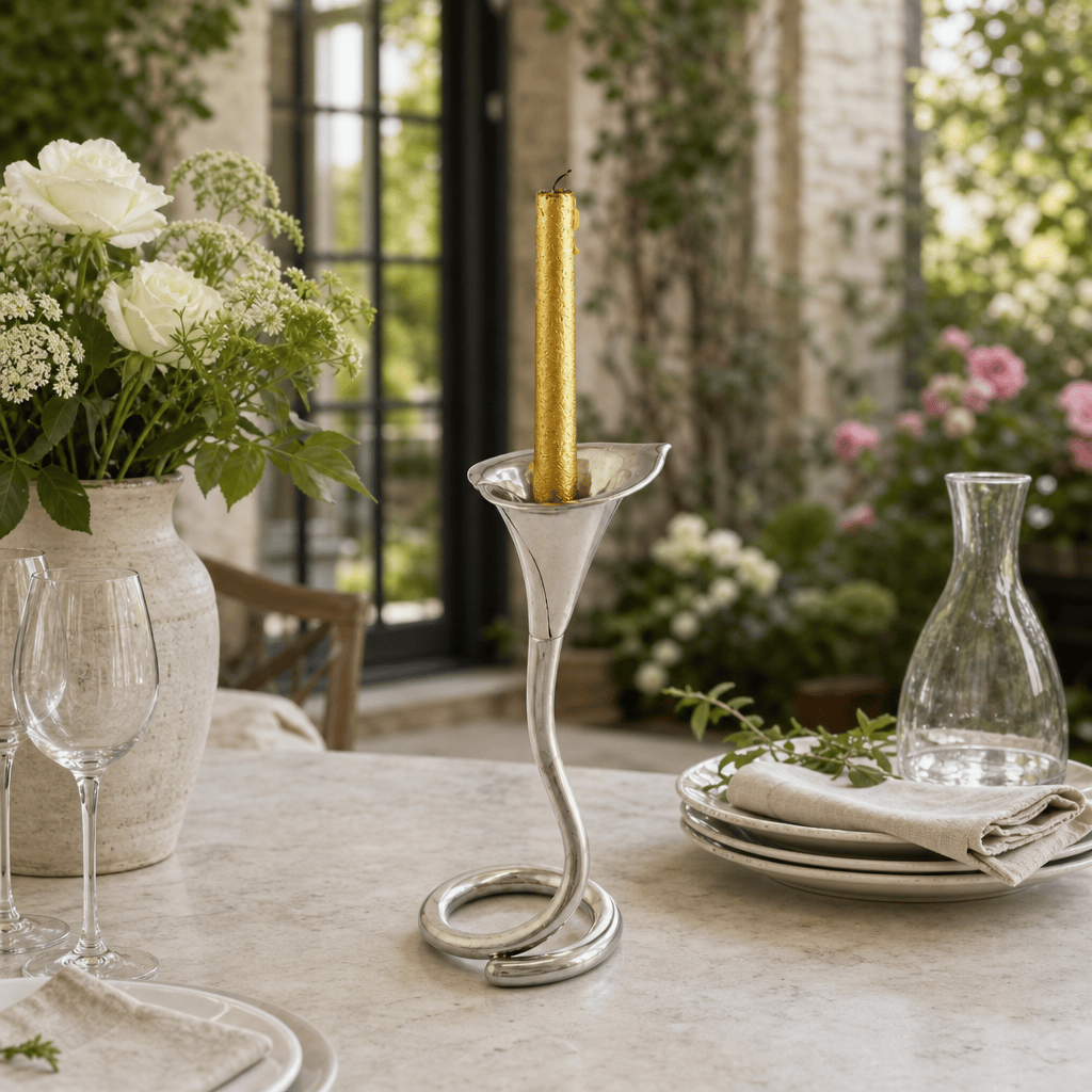 Lily Candlestick Tall