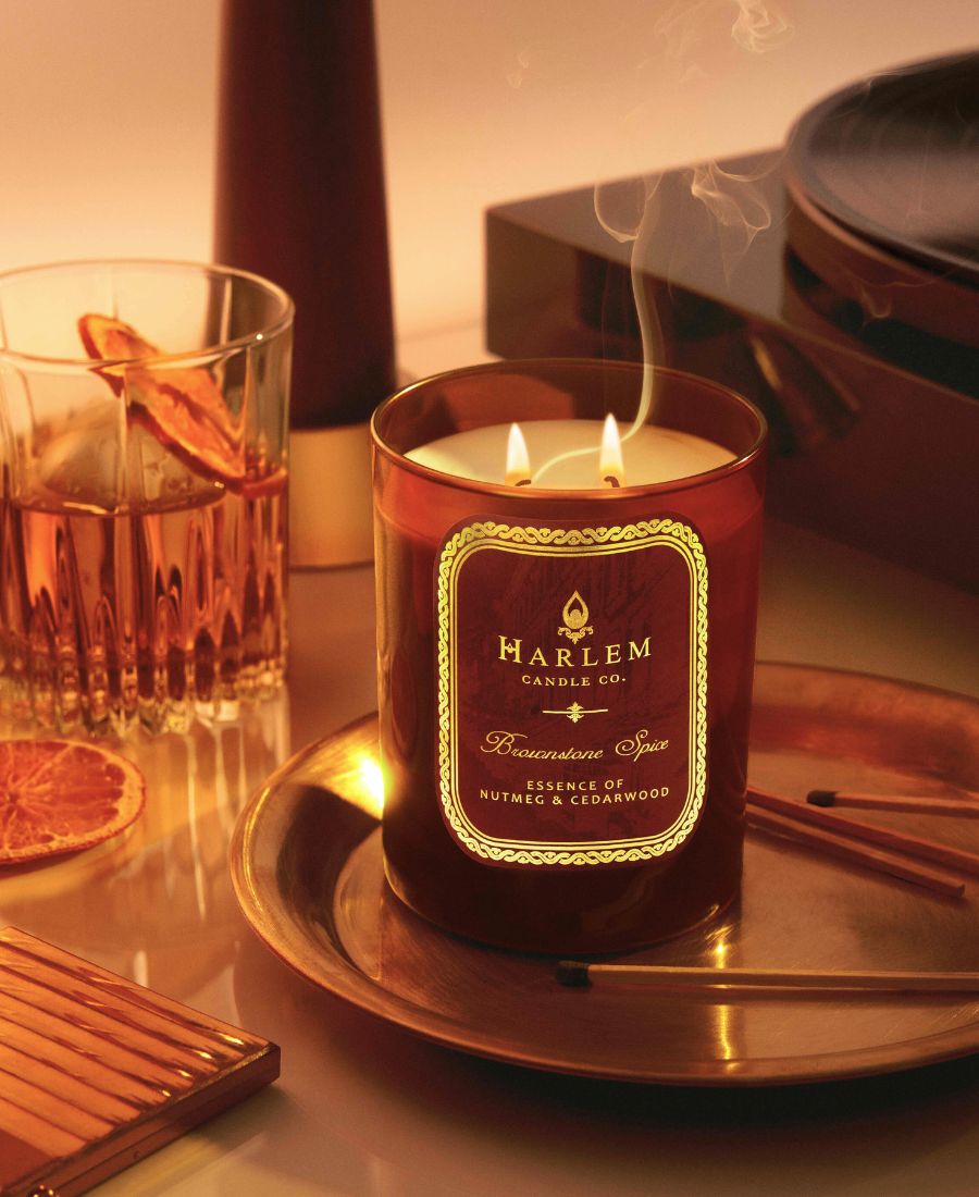 Brownstone Spice Luxury Candle
