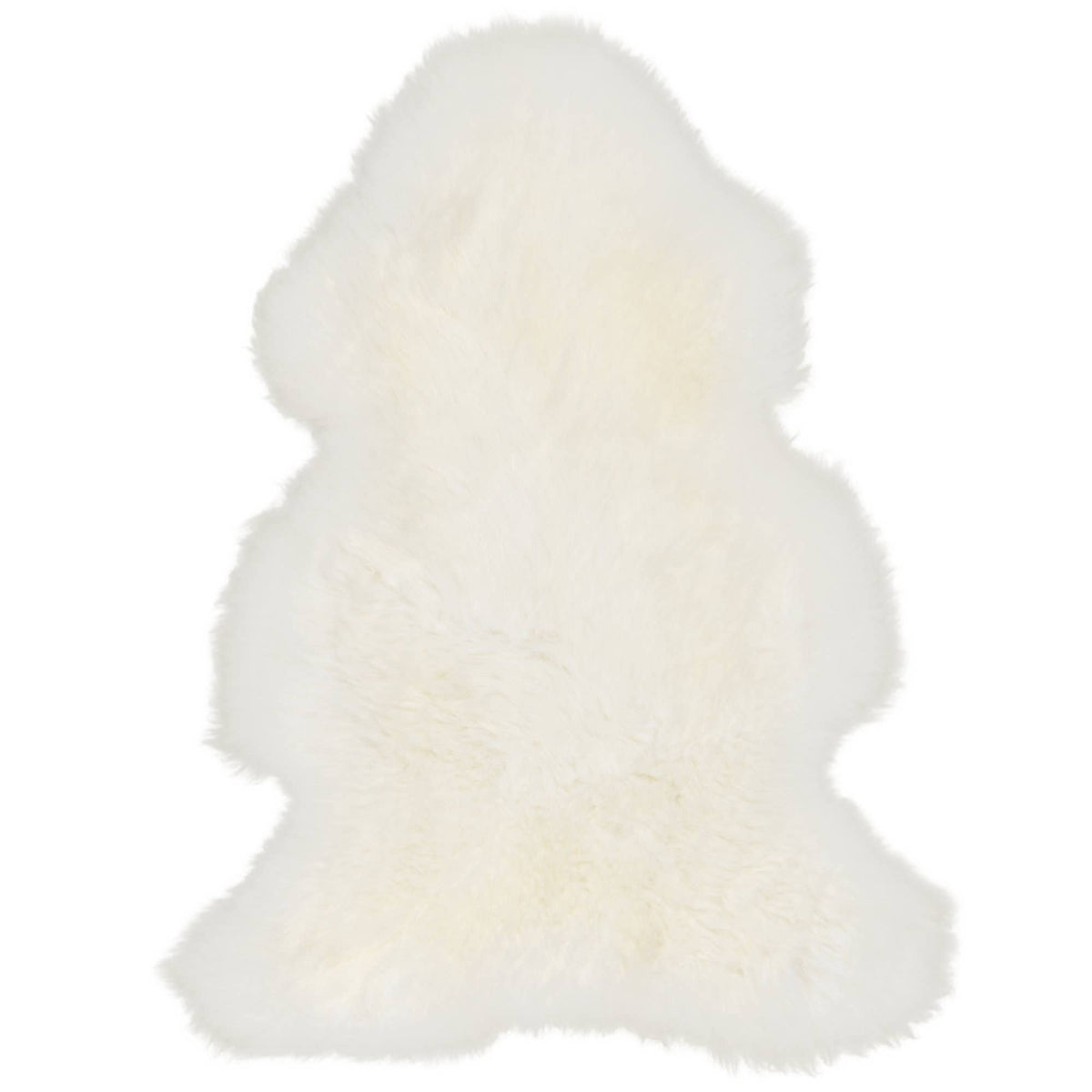 Texel Sheepskin Natural White Dutch Wool - 110cm