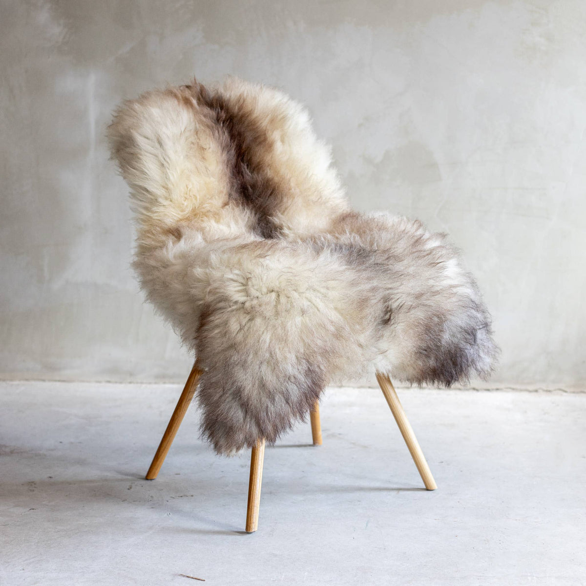 Van Buren Texel Sheep Skin - Blue Grey