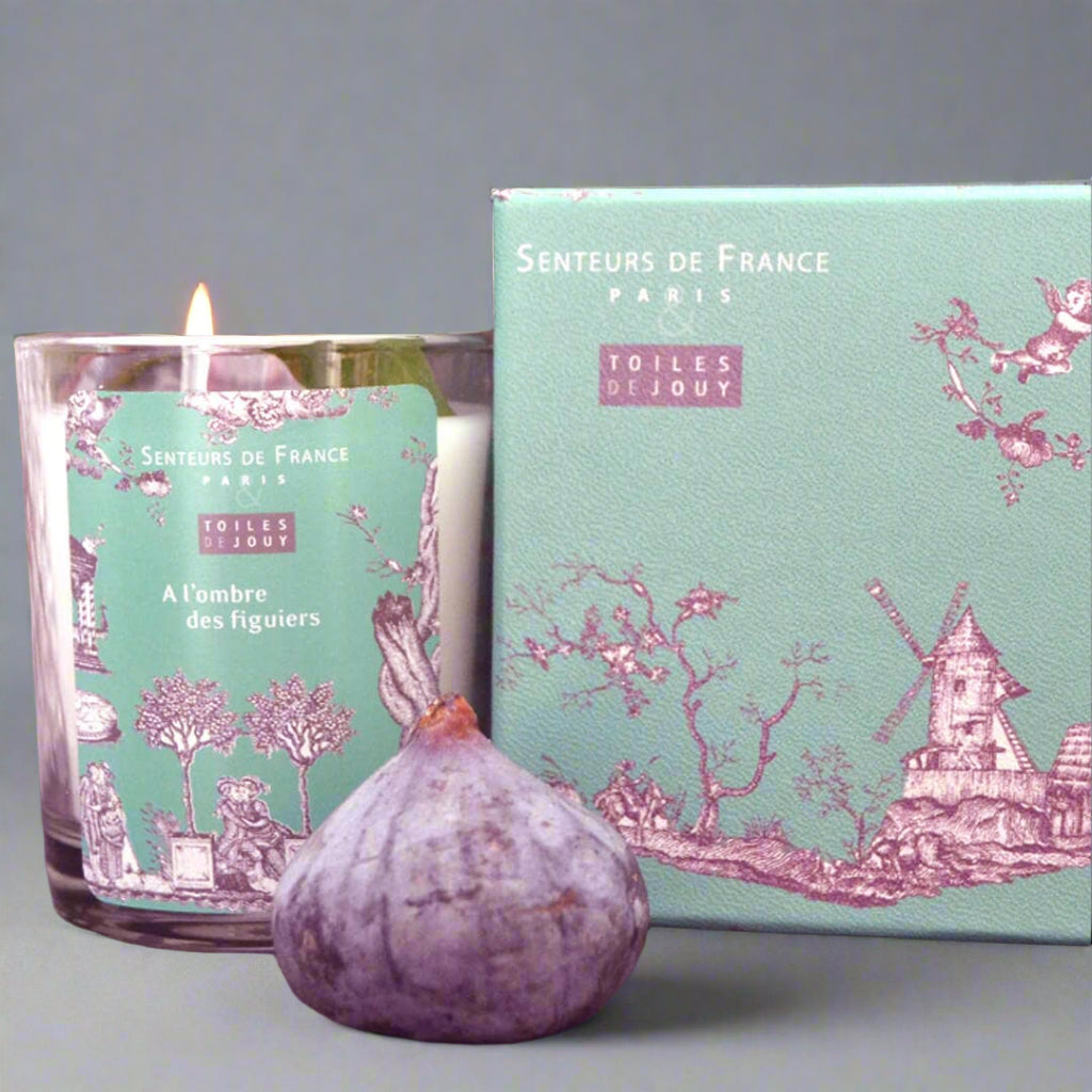 Toiles de Jouy candle fig