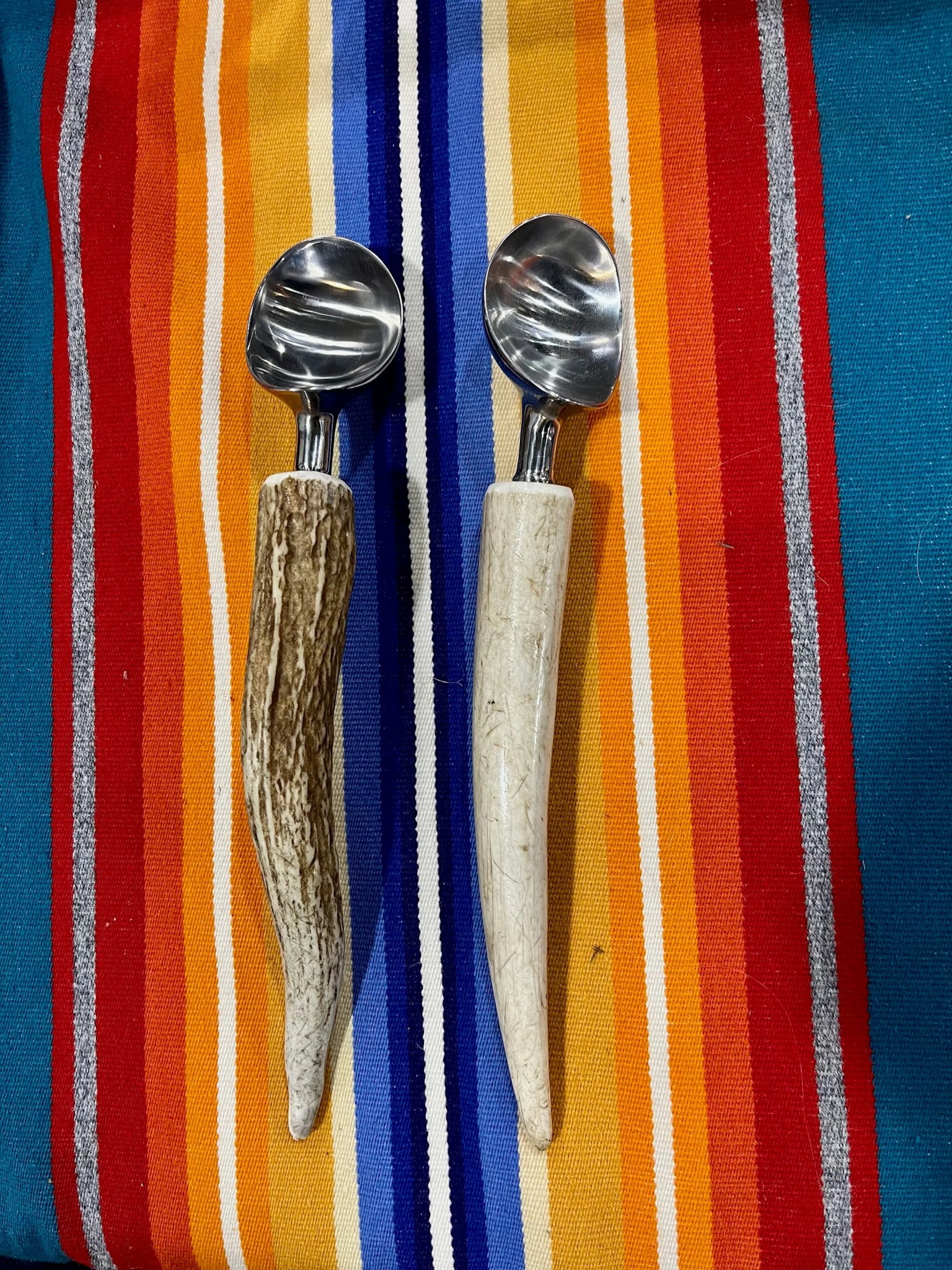 Montana Elk Antler Ice Cream Scoop Stainless Steel - Maison and Mer