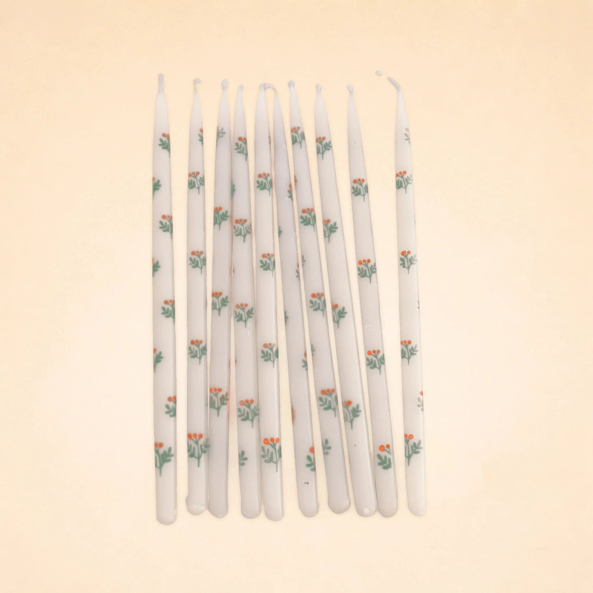 Rosehip Tapered Candles (x10)