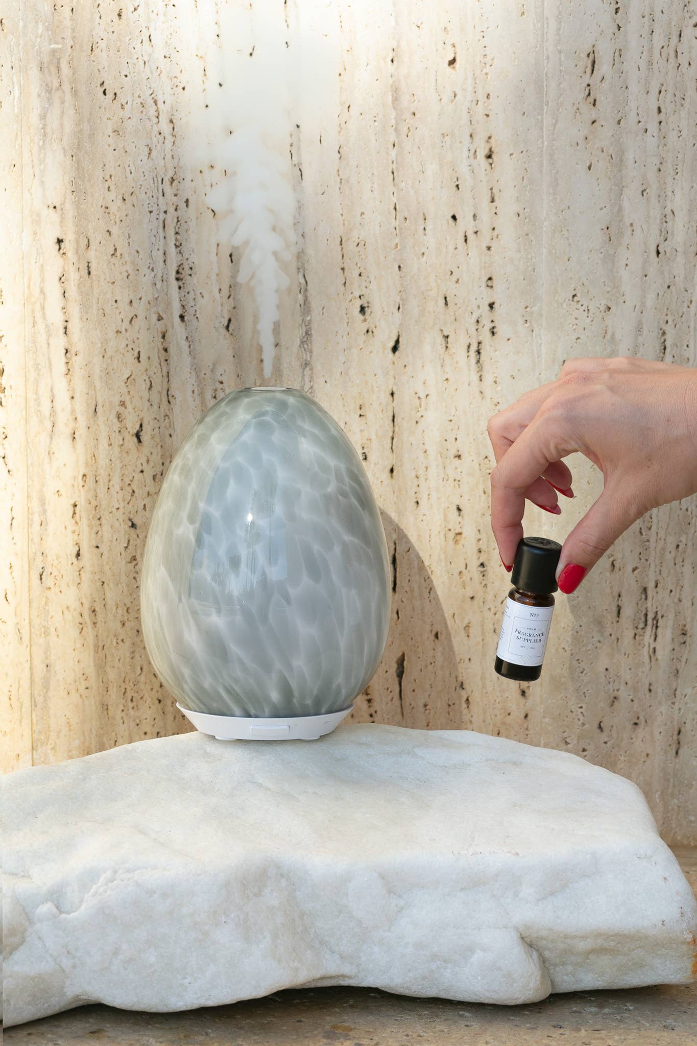 Wireless Grey Marble Edition Aroma Diffuser