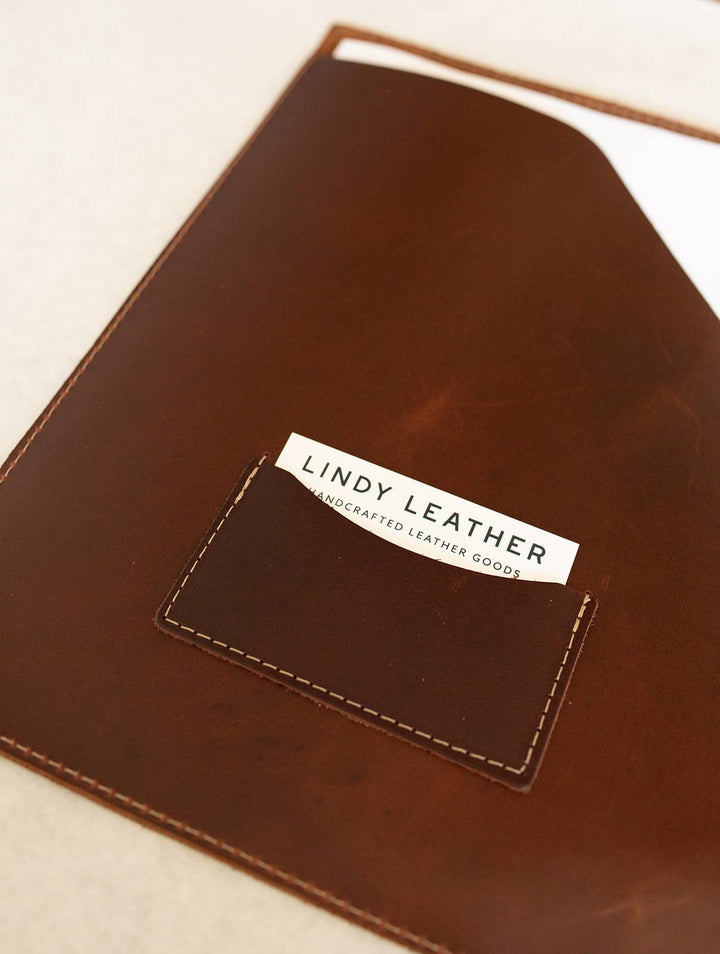 Leather Legal Pad- Copper Brown