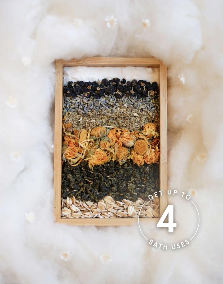 Mountain Fog Tea Bath Mini- Deep Sleep & Muscle Relief