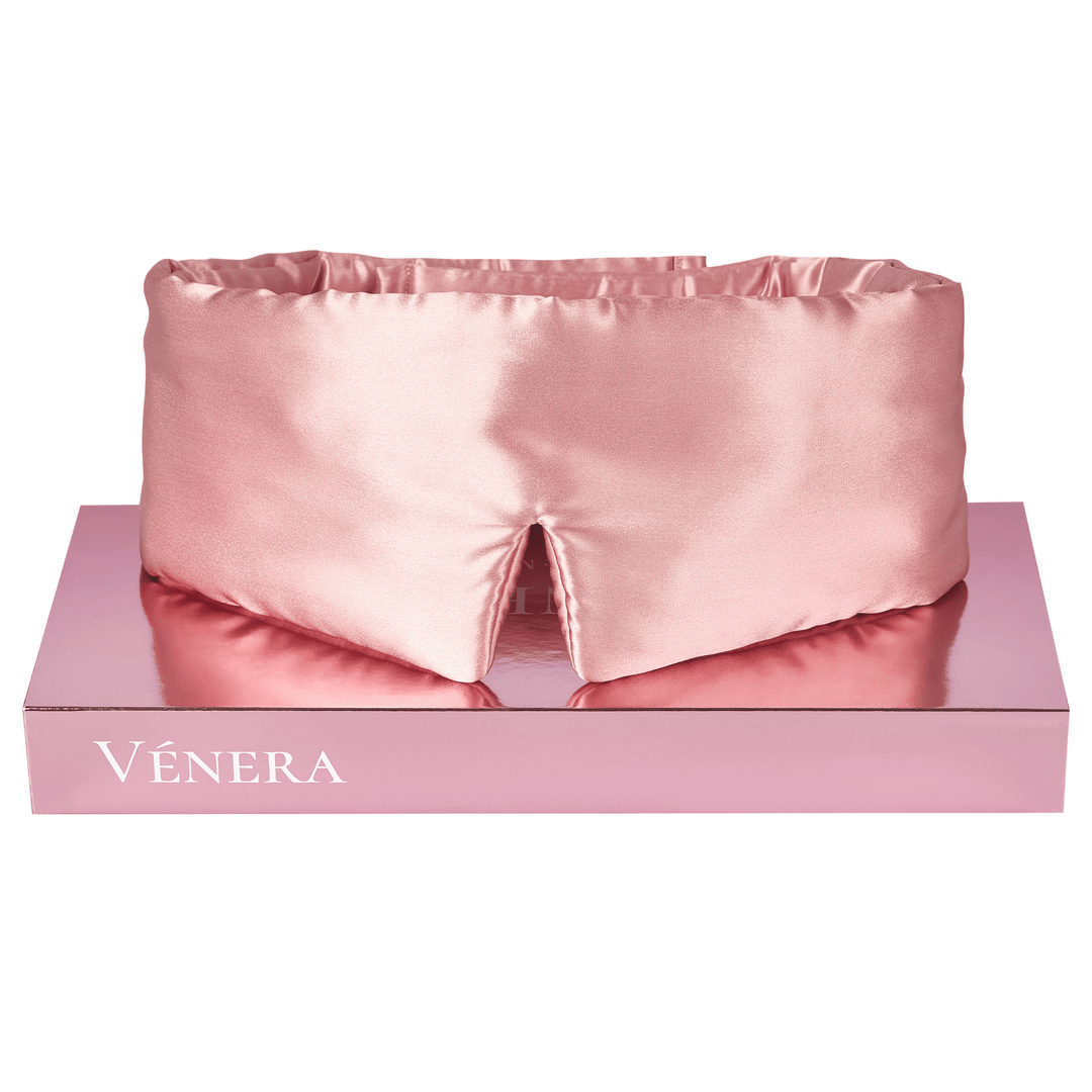 100% Organic Pure Silk Cloud Sleep Mask - Pink - Maison and Mer