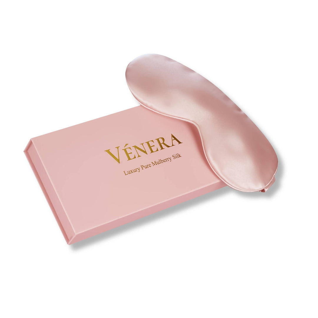 100% Organic Pure Silk Sleep Mask - Pink - Maison and Mer