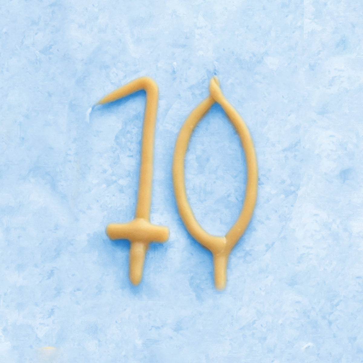 Handmade Number Birthday Beeswax Candles