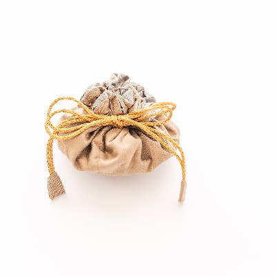 Maison Jet set Jewelry Bag Medium- Taupe/Silver