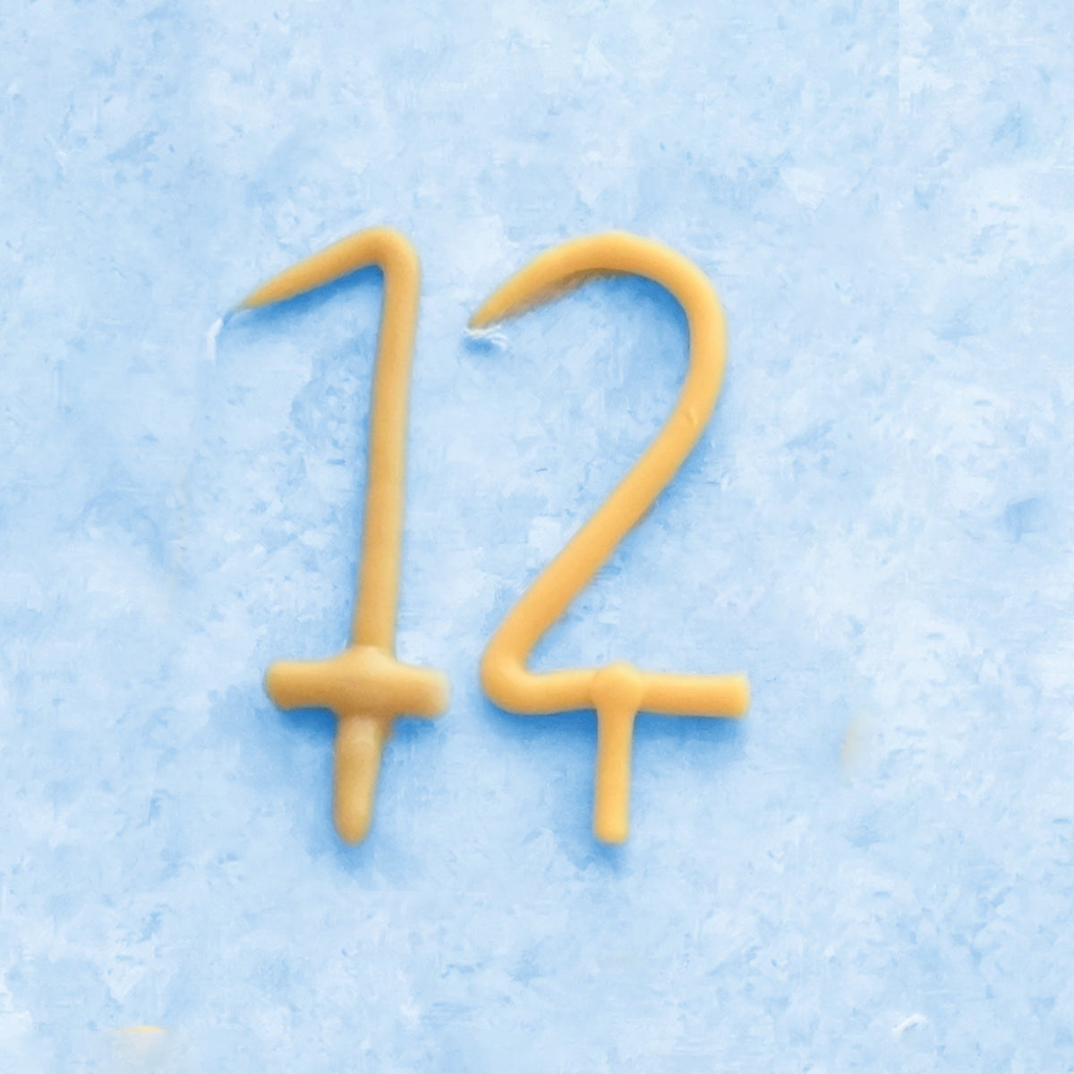 Handmade Number Birthday Beeswax Candles