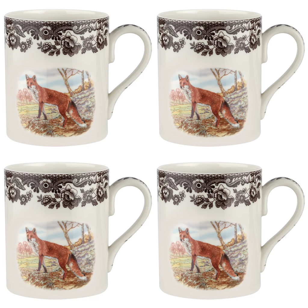 Taza Spode Woodland de 16 oz (Zorro rojo)